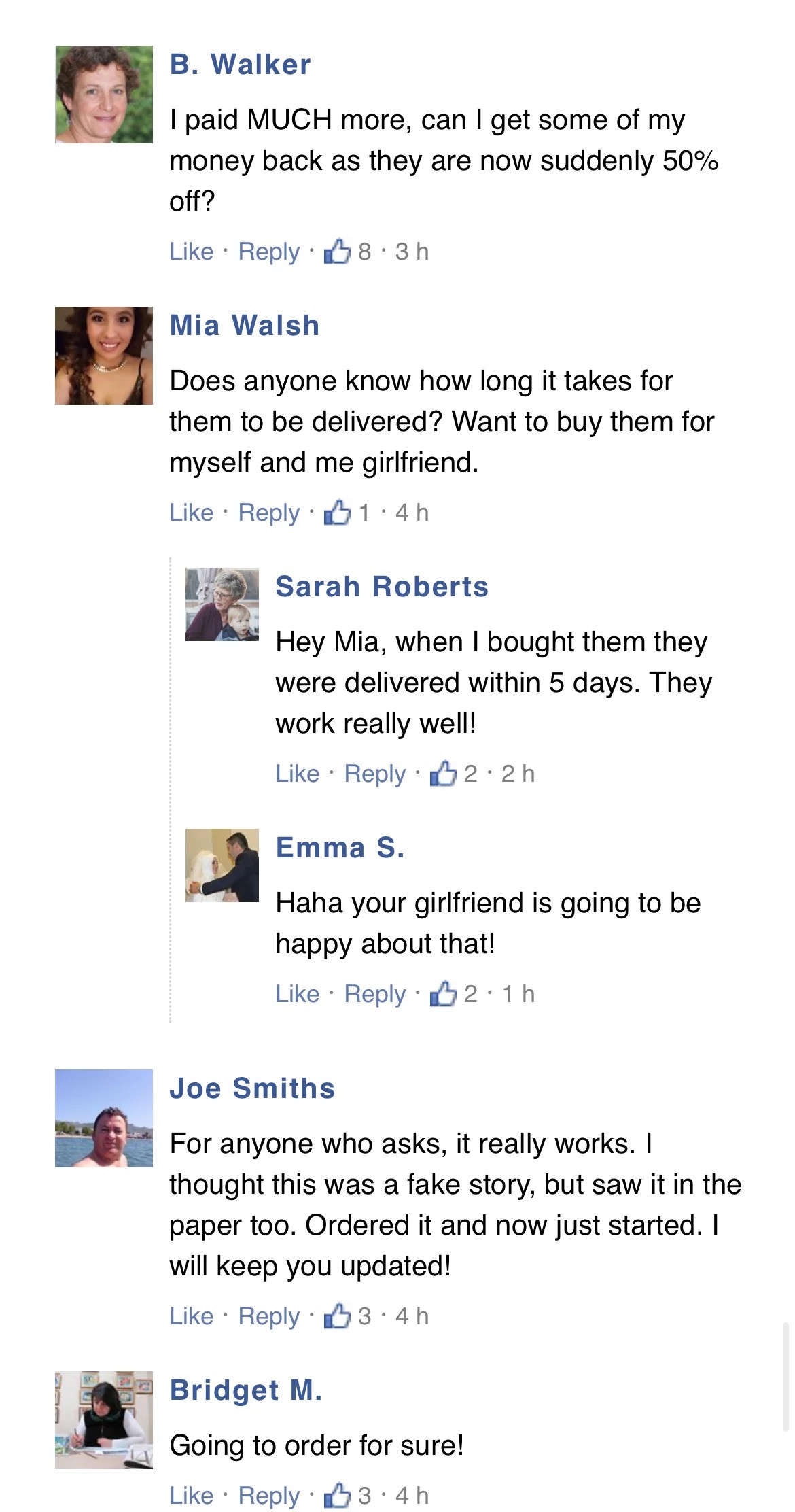 Customer Comments Part 3